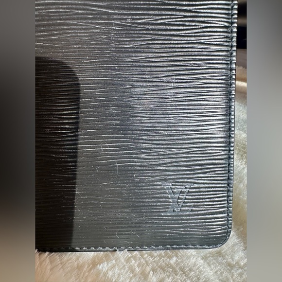 Louis Vuitton Black Epi Pouchette Homme Clutch - Picture 3 of 15
